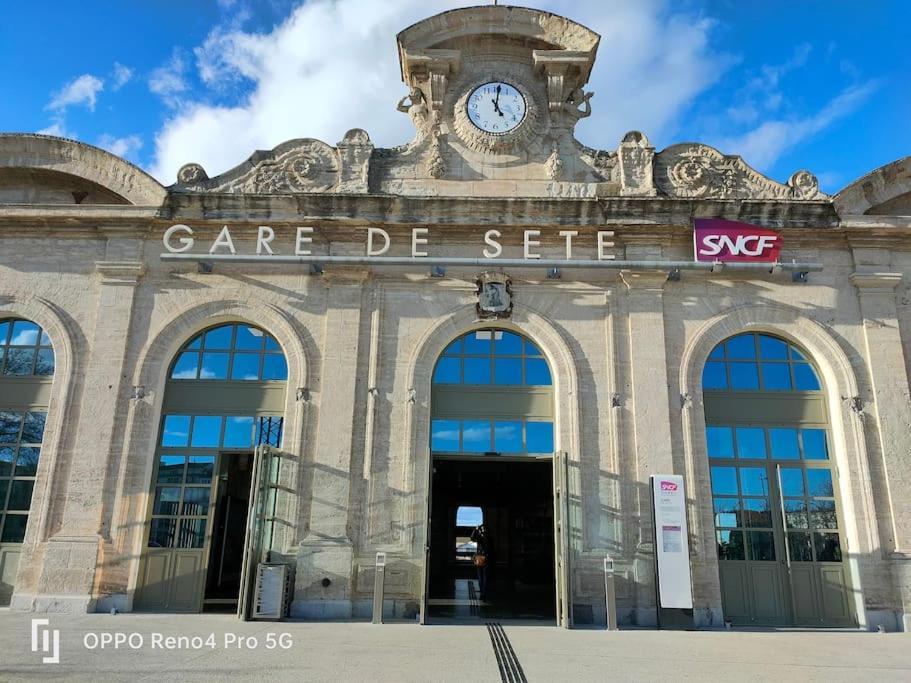 Grand T2 Esprit Loft Coeur De Ville Sète Esterno foto