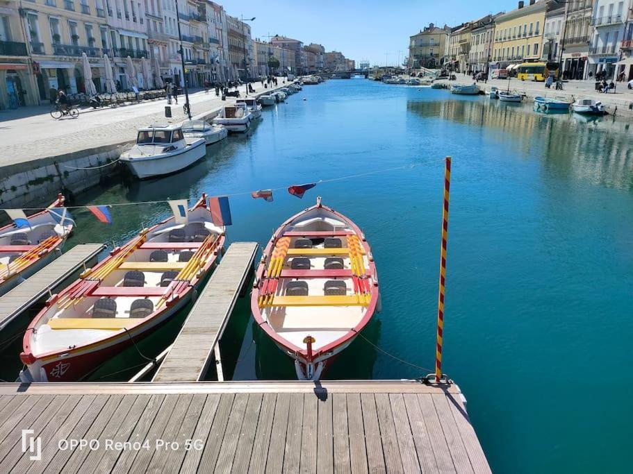 Grand T2 Esprit Loft Coeur De Ville Sète Esterno foto